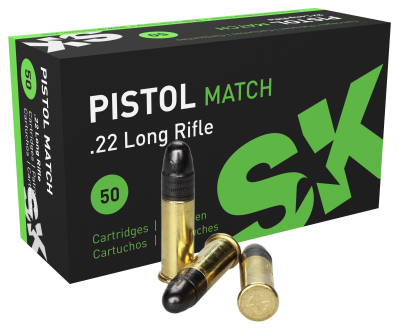 SK KK-Patrone .22lr, Pistol Match, 286m/s 