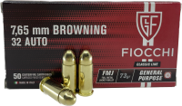 37.2005 - Cartouche Fiocchi FFW 7.65mm Brow. .32 Auto FMJ