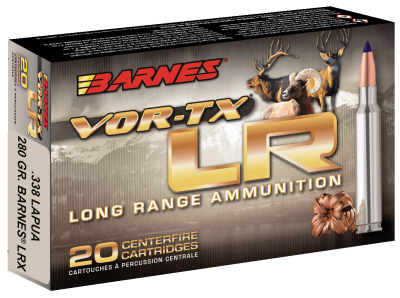 Barnes Cartouches .338Lapua, LRX BT 280gr