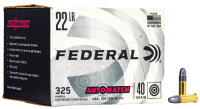 38.0000.01 - Federal Rimfire .22lr, 40gr Automatch Champion 