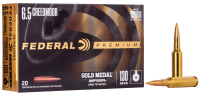 38.1075.01 - Federal Kugelpatrone 6.5Creedmoor, 130gr, Berger 