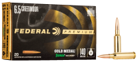 38.1075.05 - Federal cartridge 6.5Creedmore, 140gr, Gold