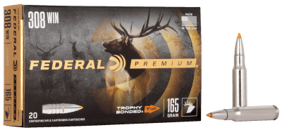 Federal cartridge .308Win., 165gr, Trophy