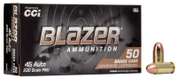 38.4240.01 - Blazer Cartridge .45ACP, FMJ 230gr/14.9g