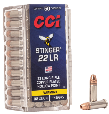 CCI 50 KK-Patrone .22lr, Stinger CP-HP 32grs