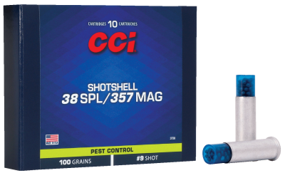 CCI Shotshell .38/.357, No. 9, 100gr