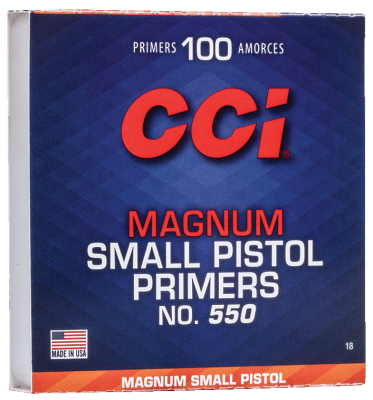 CCI Zündhütchen Small Pistol Magnum 550