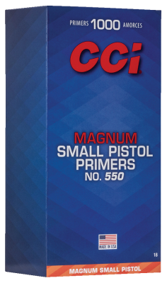 CCI primers Small Pistol Magnum 550