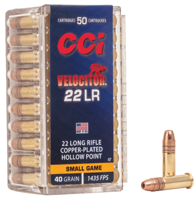 CCI 47 KK-Patrone .22lr, VELOCITOR CPHP 40gr