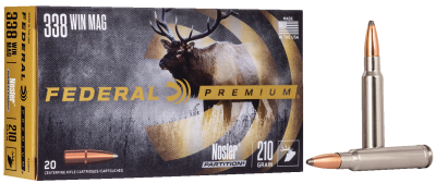 Federal Cartouche .338WinMag, Partition 210gr 