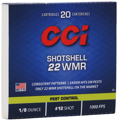 CCI KK-Patrone .22WMR, Schrot No. 12, 52gr