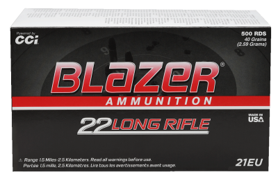 Blazer Cartouche .22lr, LRN 40gr