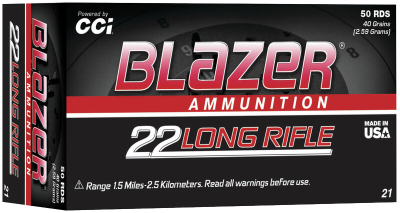 Blazer Cartouche .22lr, LRN 40gr