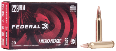 Federal Cartouches .223Rem., FMJ BT 55gr 