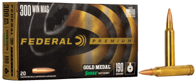 Federal cartridge GM .300WinMag, BTHP 190gr