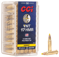 38.4509.03 - CCI 959CC Cartouche .17HMR, VNT Tipped, 17grs