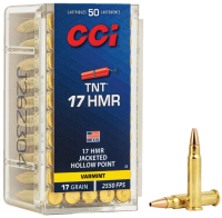 CCI 53 Rimfire .17HMR, TNT Hollow Point, 17grs