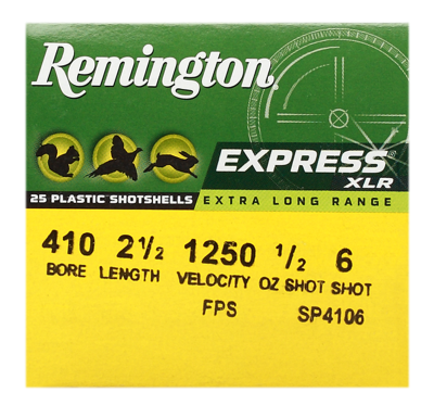 Remington Schrotpatrone 410/65, Express XLR No.6