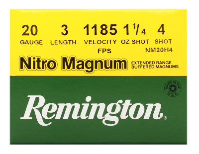 Remington Schrotpatrone 20/76, NitroMag No.4