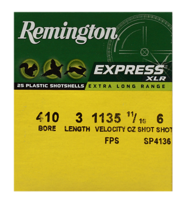 Remington Schrotpatrone 410/76, Express XLR No.6