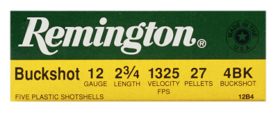 Remington Schrotpatrone 12/70, Expr. Buckshot 4