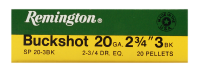 39.8120.63 - Express Buckshot 20GA 2.75IN #BK3 20PEL (5 rds)