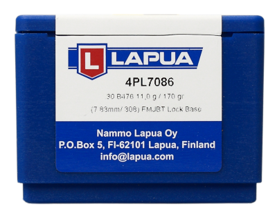 Lapua projectile 7.62mm, Lock Base FMJBT 170gr