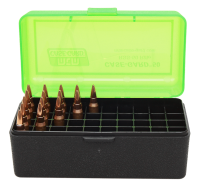 40.9918 - MTM Munitionsbox BlackGreen 50 Patronen, Kal 6mmBR