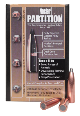 Nosler Projectile 7mm, Partition Sp 160gr (50Pcs.)