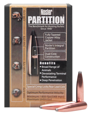 Nosler Projectile .270,Partition SSp 160gr(50Pcs.)