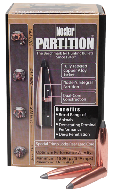 Nosler Projectile .270, Partition Sp 150gr(50Pcs.)