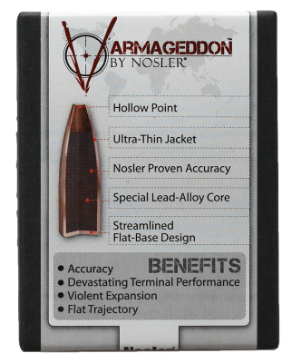 Nosler Projectile .22, V.geddon FBHP 62gr(100Pcs.)