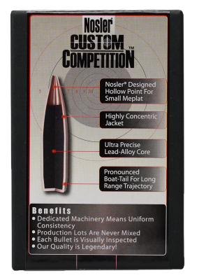 Nosler Projectile .22, CC HPBT 52gr (100Pcs.)