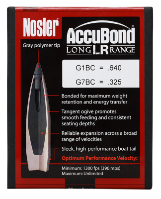 Nosler Geschosse .30, ABLR Sp 190gr (100Pcs.)