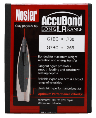 Nosler Geschosse .30, ABLR Sp 210gr (100Pcs.)