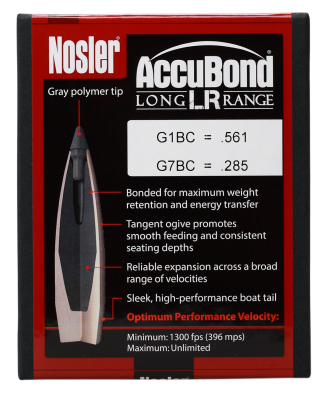 Nosler Geschosse 6.5mm, ABLR Sp 129gr (100Pcs.)