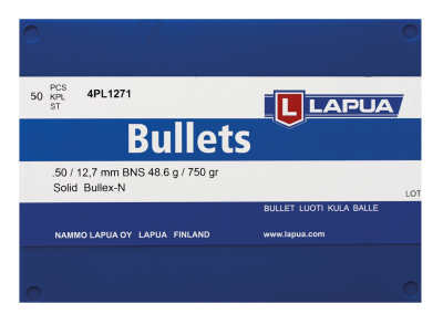 Lapua Geschosse .50BMG, Bullex-N Solid 750gr