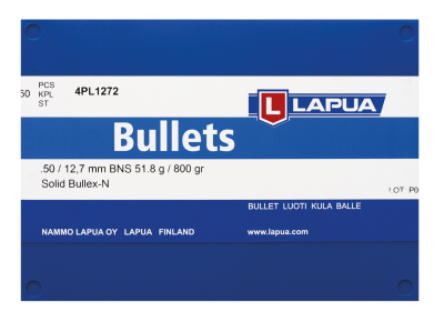 Lapua projectile .50BMG, Bullex-N Solid 800gr