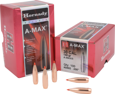 Hornady Geschosse .30, A-MAX 168gr