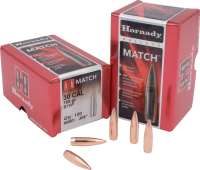 Hornady Geschosse .30, Match BTHP 168gr