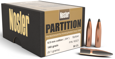 Nosler Geschosse 6.5mm, Partition Sp 140gr(50Pcs.)