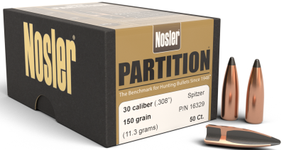 Nosler Geschosse .30, Partition Sp 150gr (50Pcs.)