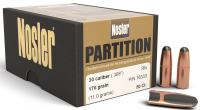 40.7163.33 - Nosler Geschosse .30, Partition RN 170gr (50Pcs.)