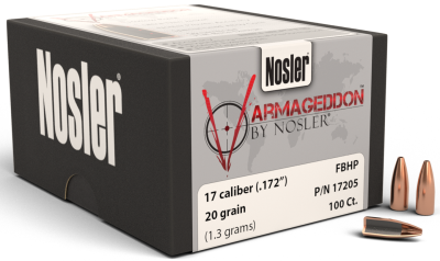 Nosler Geschosse .17, V.geddon FBHP 20gr (100Pcs.)