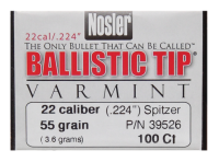 Nosler Projectile .22, BallisticTip 55gr (100Pcs.)