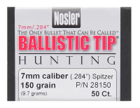 40.7215 - Nosler Geschosse 7mm, BallisticTip 150gr (50Pcs.)