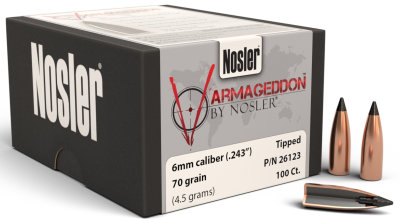 Nosler Geschosse 6mm, V.geddon FBTip 70gr(100Pcs.)