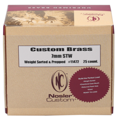 Nosler Hülsen 7mm STW, NC Brass (25Pcs.)