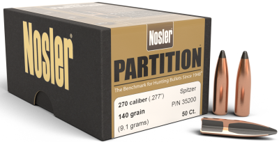 Nosler Geschosse .270, Partition Sp 140gr (50Pcs.)