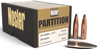 Nosler Geschosse .30, Partition Sp 200gr (50Pcs.)